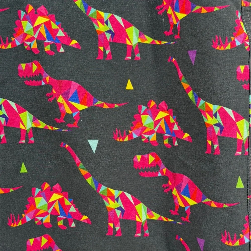 Shredly Mountain Bike Shorts Womens 12 Black Multi Geometric Dinosaur MTB Cargo - Picture 2 of 12